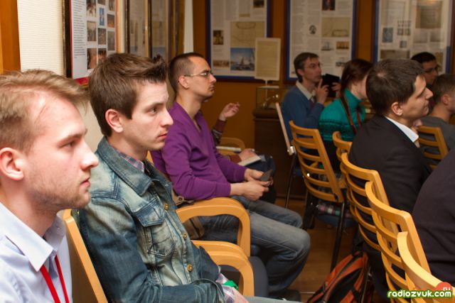 Участники семинара в рамках фестиваля "Вместе-Радио 2.3" (25 апреля 2015)